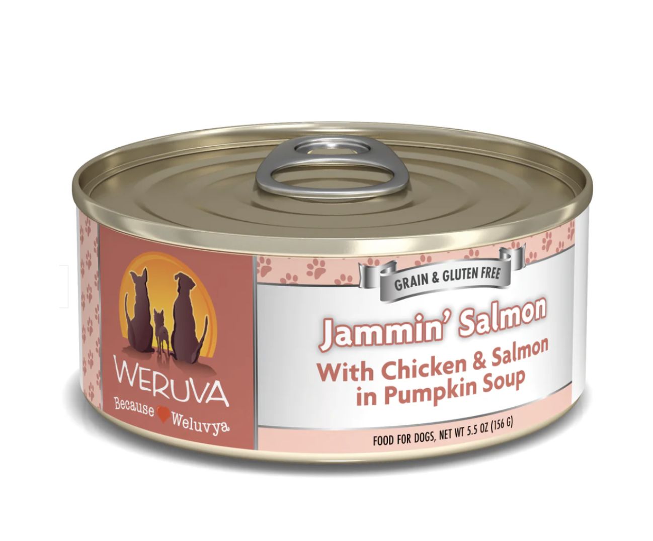 Weruva Wet Dog Food - Jammin' Salmon, Size: 5.5oz