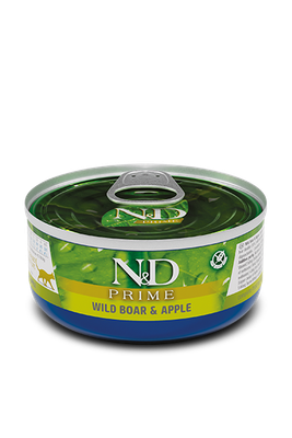Farmina Prime Wet Cat Food - Wild Boar &amp; Apple