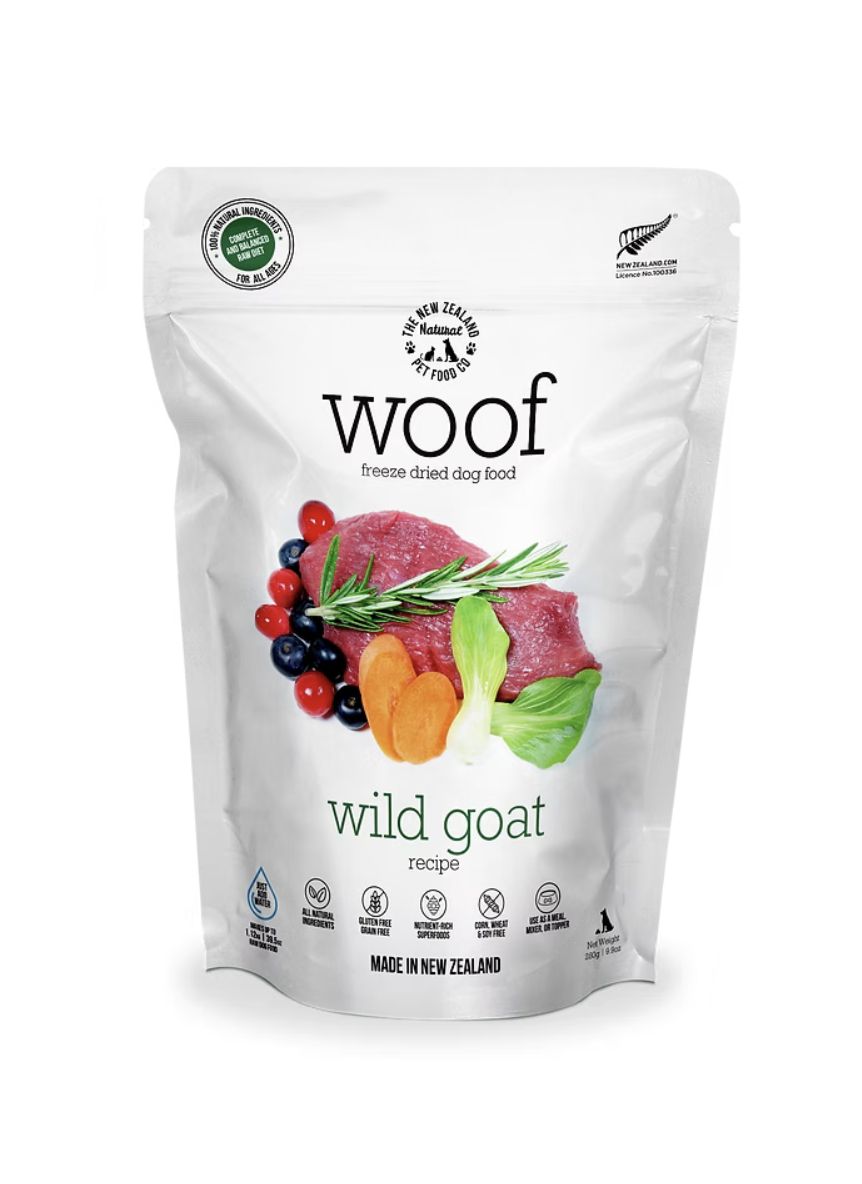 The New Zealand Pet Food Company Freeze Dried Dog Food - Wild Goat, Size: 1.76oz