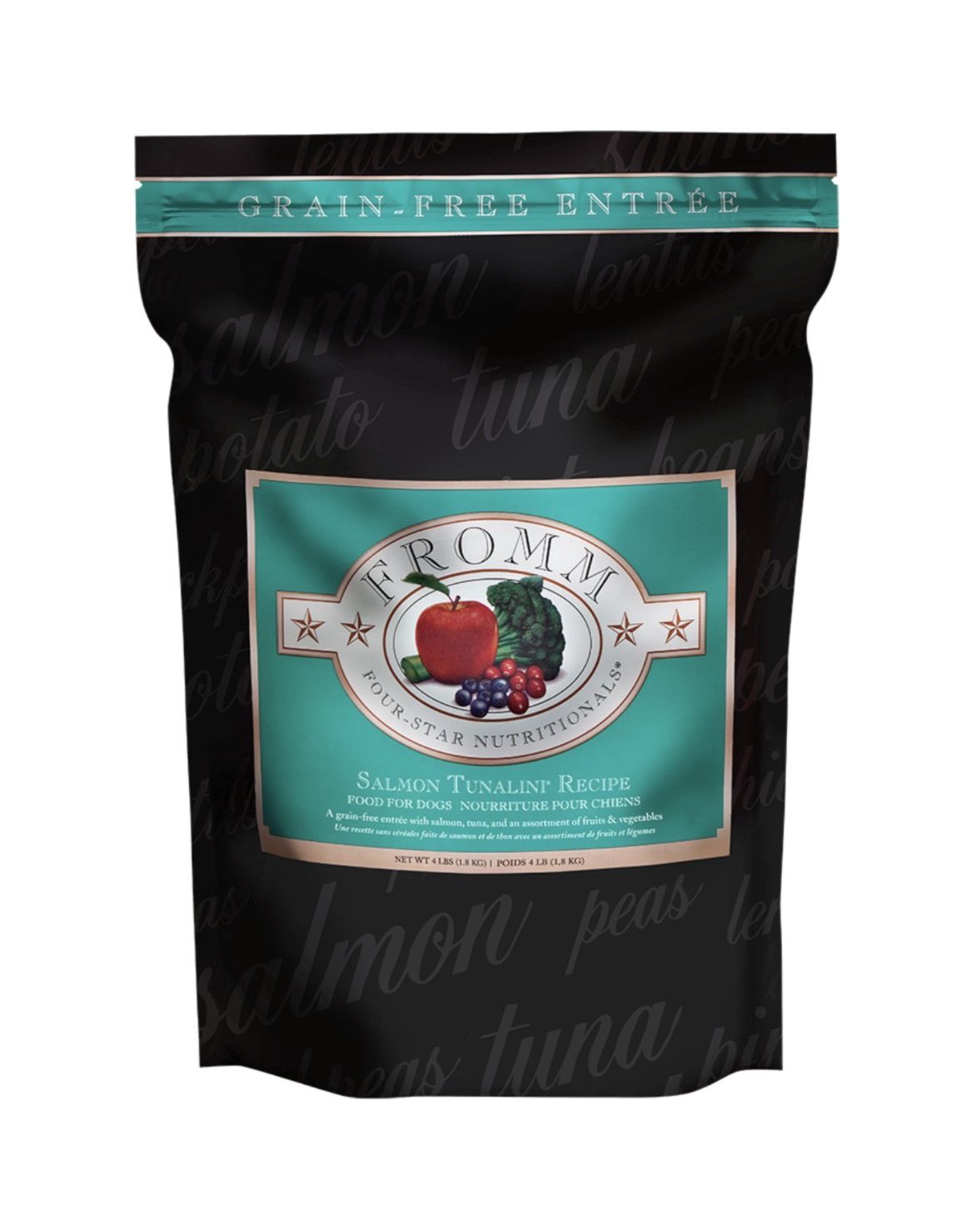 Fromm Four Star Dry Dog Food - Salmon Tunalini, Size: 4lb