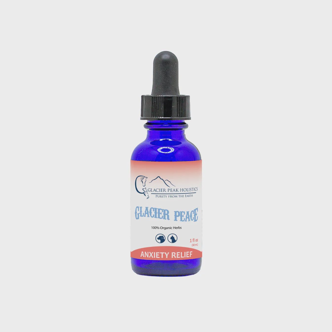 Glacier Peak Holistics Glacier Peace Anxiety Relief, Size: 1oz Tincture