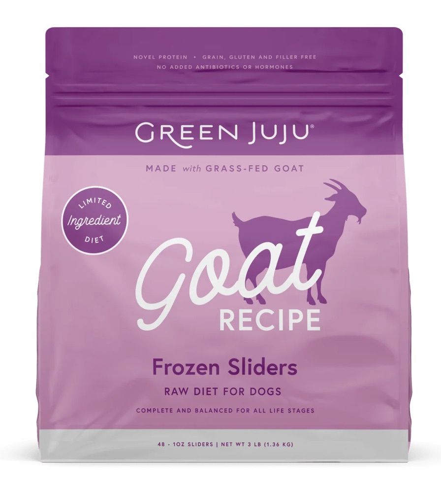 Green Juju Raw Dog Food - Goat, Size: 3lb