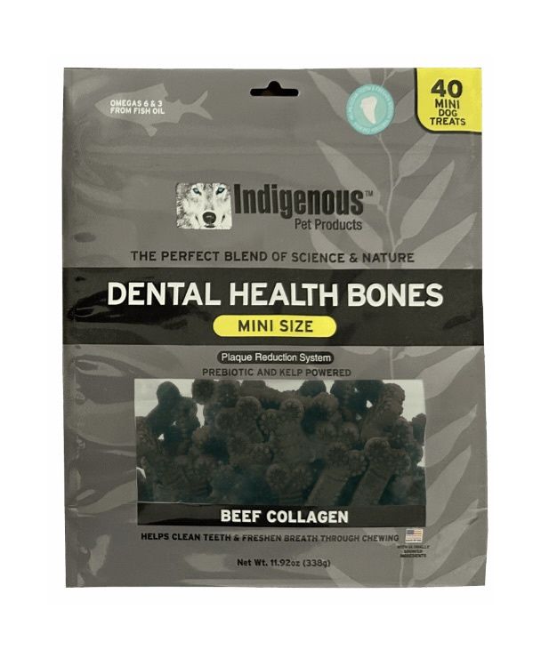 Indigenous Mini Dental Health Bones - Beef Collagen