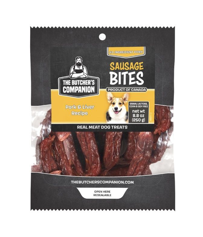 The Butcher's Companion Treats - Pork &amp; Liver Bites