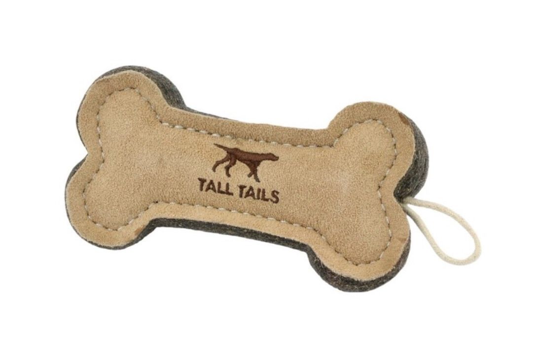 Tall Tails Natural Leather Bone