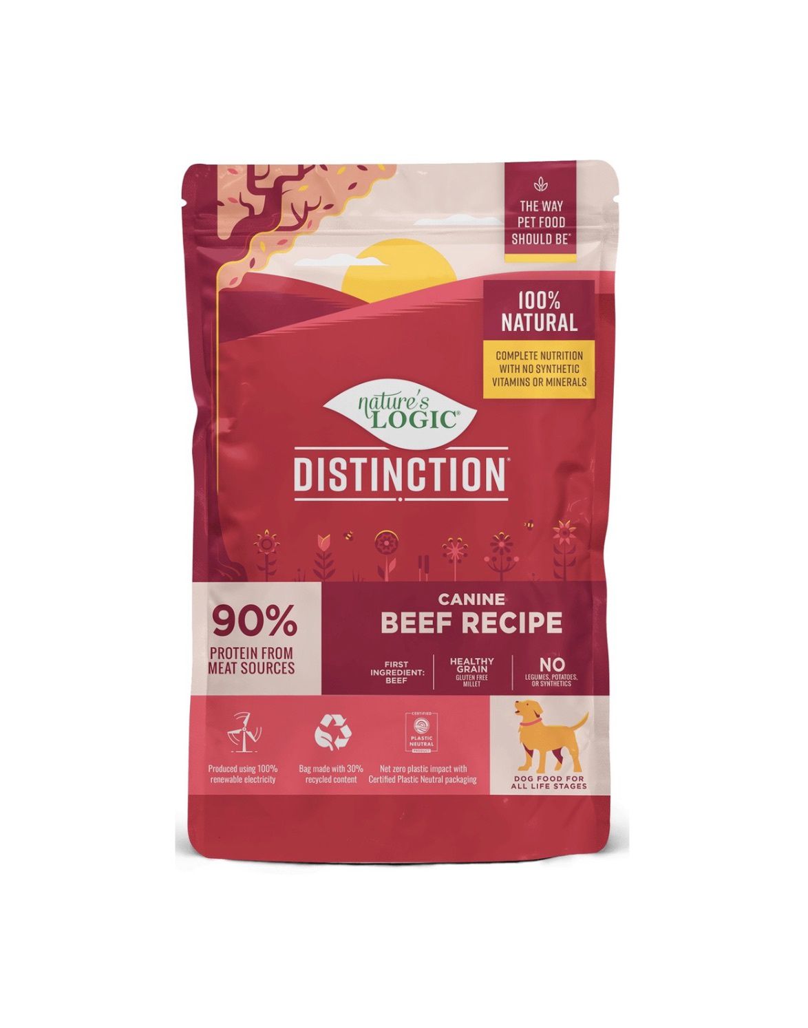 Nature’s Logic Distinction Dry Dog Food - Beef, Size: 4.4lb