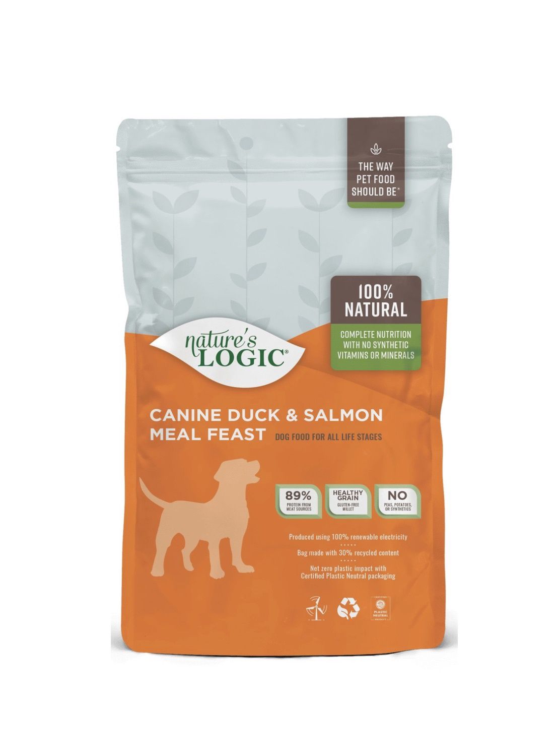 Nature's Logic Dry Dog Food - Duck &amp; Salmon, Size: 4.4lb