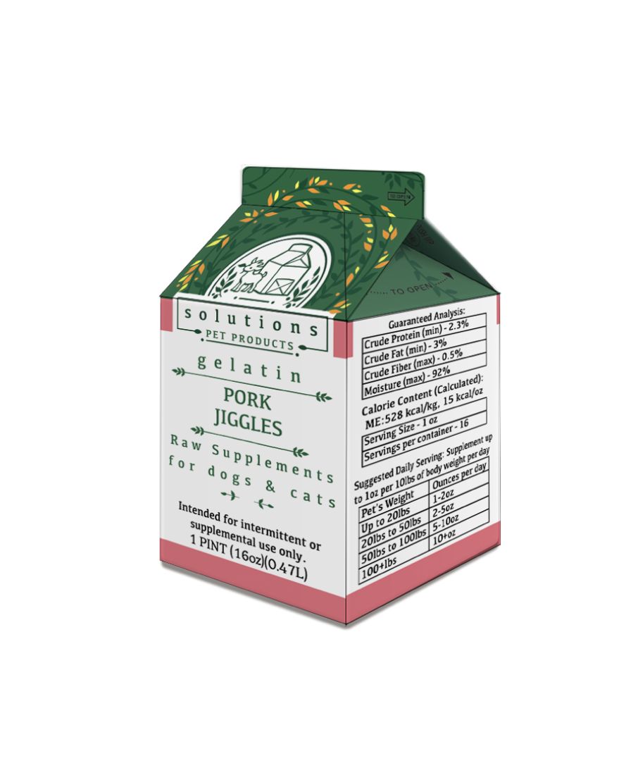 Solutions Jiggles - Pork, Size: 16oz
