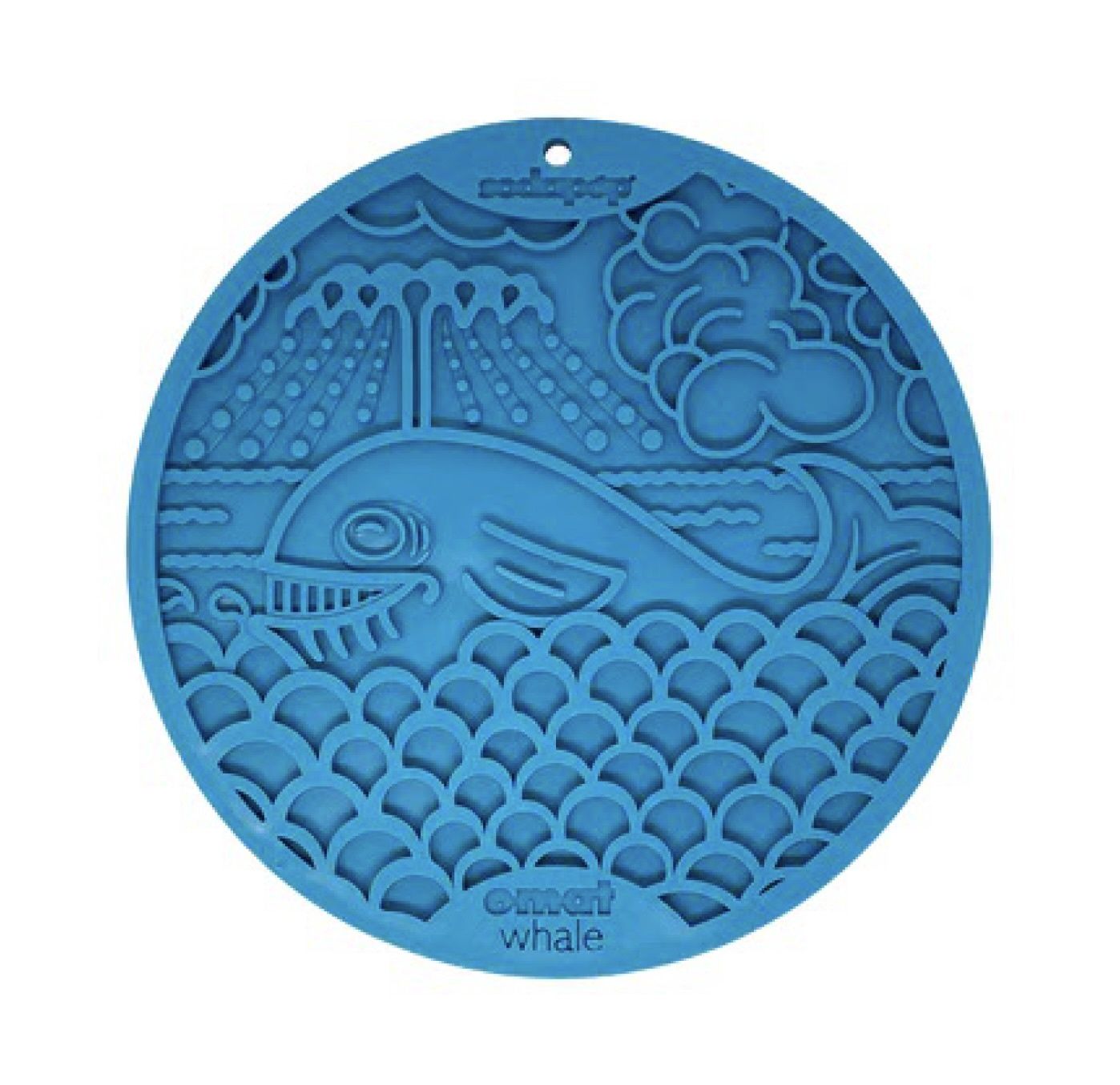 Sodapup eMat w/ Suction Cups - Blue Whale