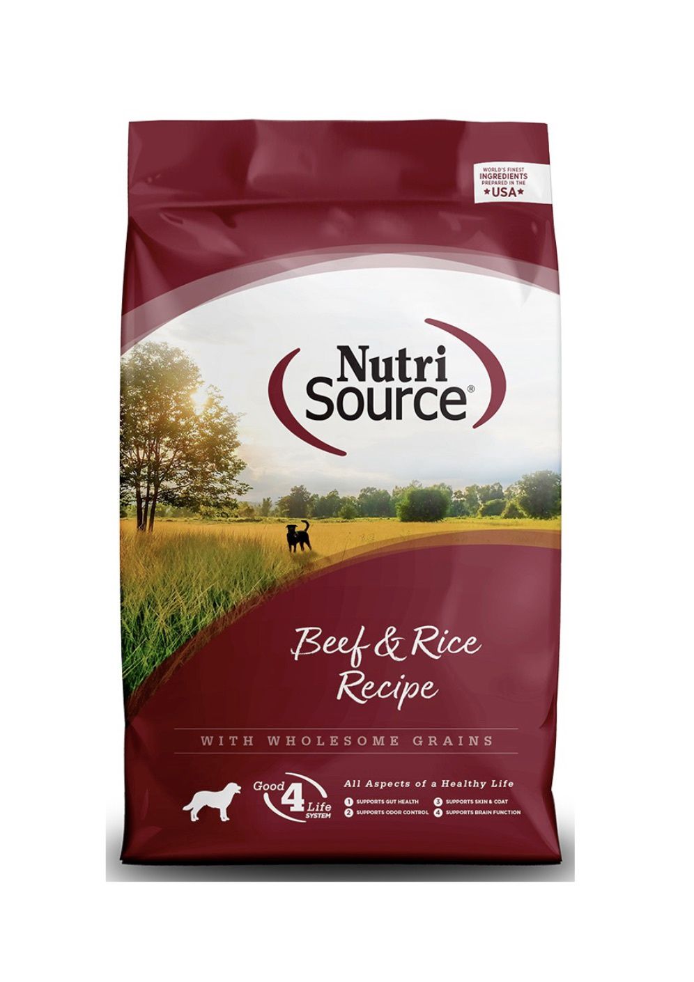 Nutri Source Dry Dog Food - Beef &amp; Rice, Size: 4lb