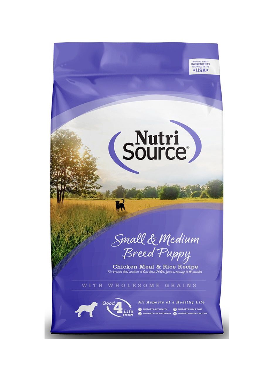 Nutri Source Dry Dog Food - Small &amp; Medium Breed Puppy, Size: 4lb