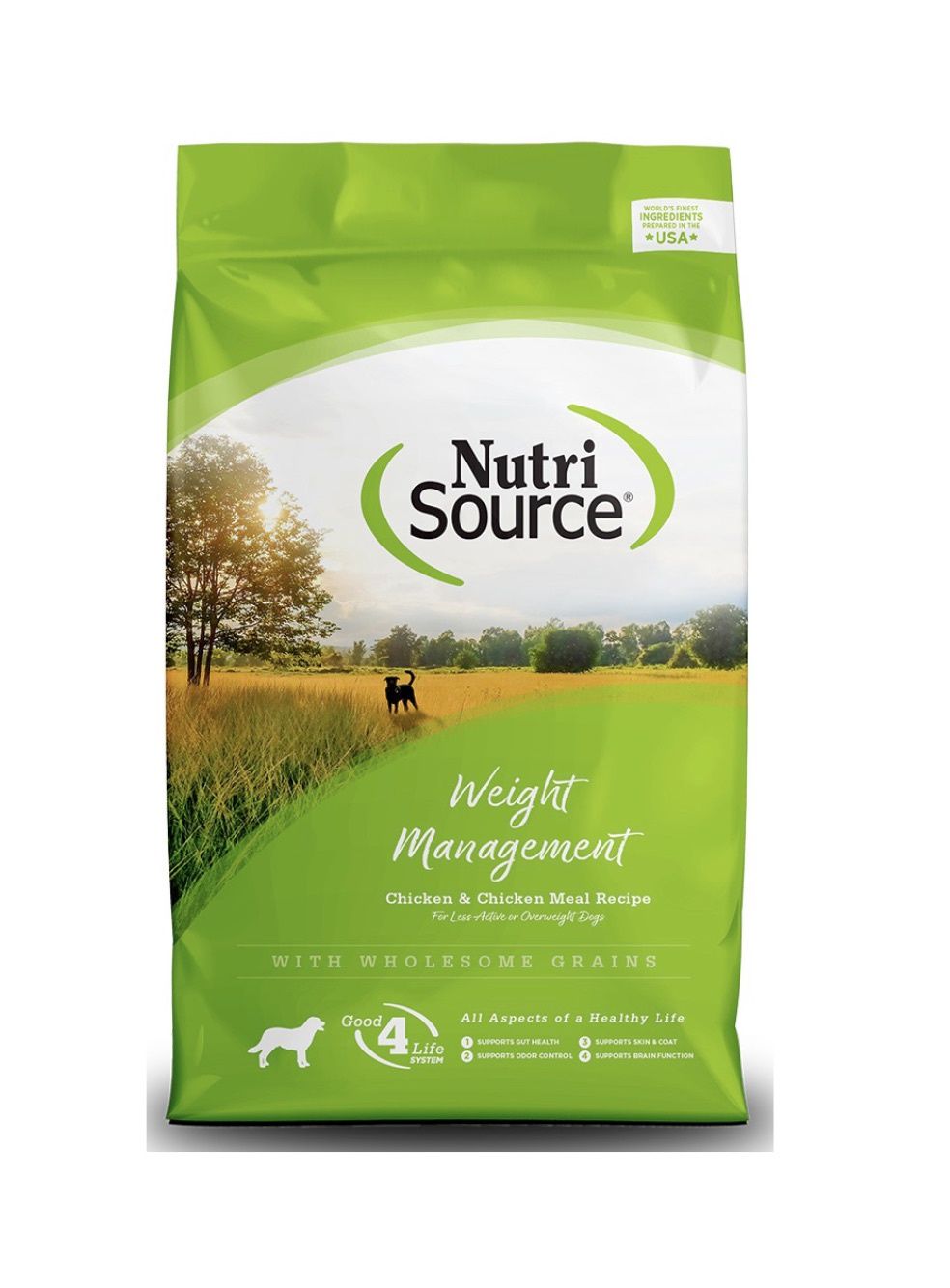 Nutri Source Dry Dog Food - Weight Management, Size: 4lb