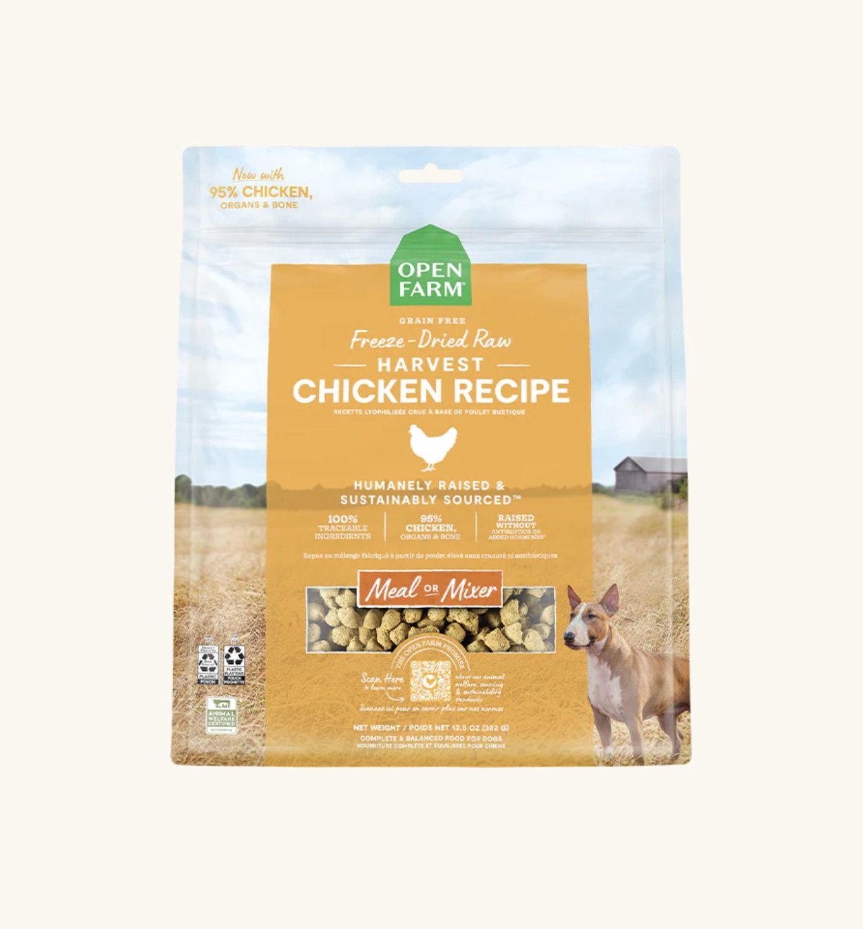 Open Farm Freeze Dried Dog Food - Chicken, Size: 3.5oz