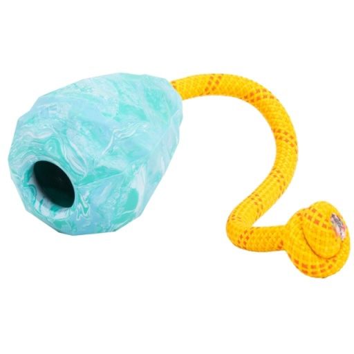 Ruffwear Huck-a-Cone Rubber Tug Toy, Colour: glacial blue
