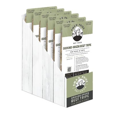 Oma's Pride Raw Dog &amp; Cat Food Grinds - Beef Green Tripe