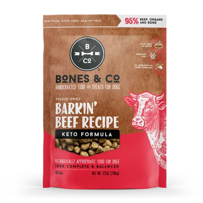 Bones &amp; Co. Freeze Dried Dog Food - Barkin' Beef