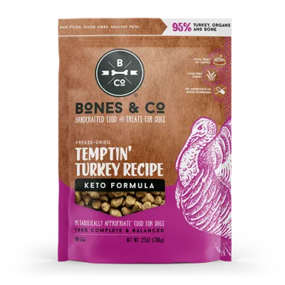Bones &amp; Co. Freeze Dried Dog Food - Temptin' Turkey