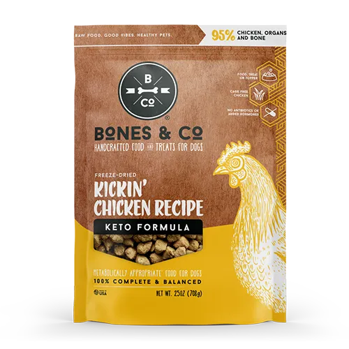 Bones &amp; Co. Freeze Dried Dog Food - Kickin' Chicken