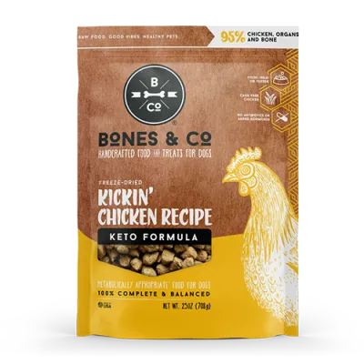 Bones &amp; Co. Freeze Dried Dog Food - Kickin' Chicken