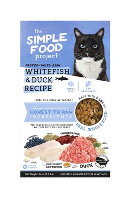 The Simple Food Project Cat Food - Whitefish &amp; Duck