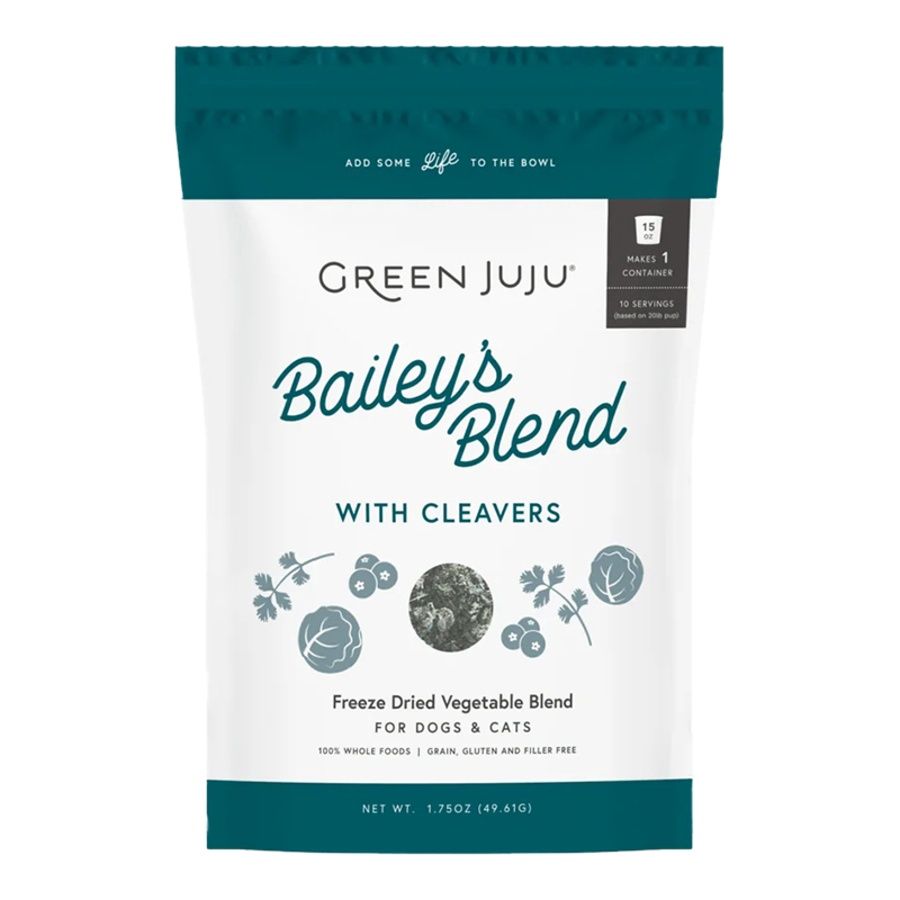 Green Juju Freeze-Dried Vegetable Topper - Bailey's Blend w/ Cleavers, Size: 1.75oz