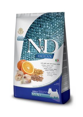Farmina Ocean Dry Dog Food - Cod, Spelt, Oats &amp; Orange