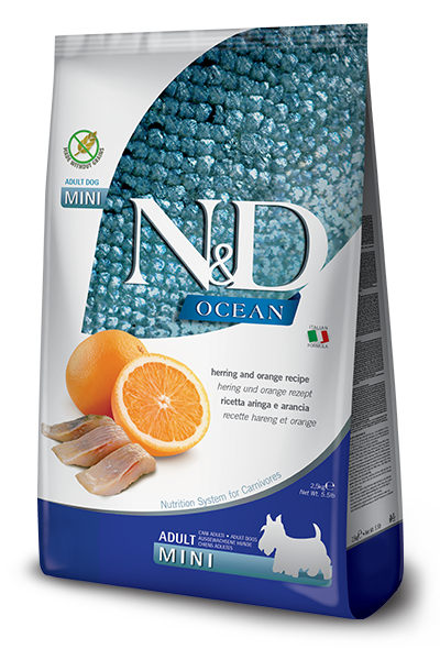 Farmina Ocean Dry Dog Food - Herring &amp; Orange, Size: 5.5lb Mini