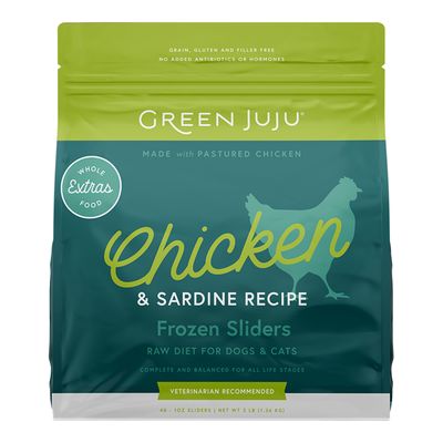 Green Juju Extras Raw Dog &amp; Cat Food - Chicken &amp; Sardine