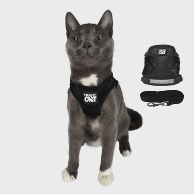 Travel Cat "The True Adventurer" Cat Harness - Black