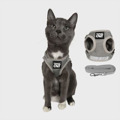 Travel Cat "The True Adventurer" Cat Harness - Grey