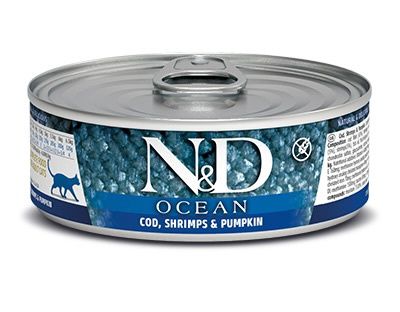 Farmina Ocean Wet Cat Food - Cod, Shrimp &amp; Pumpkin