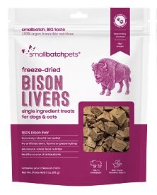 Small Batch Freeze Dried Treats - Bison Liver