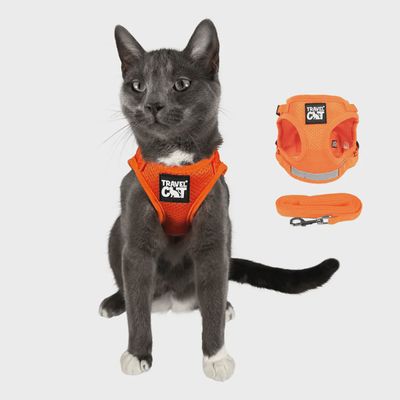 Travel Cat "The True Adventurer" Cat Harness - Orange