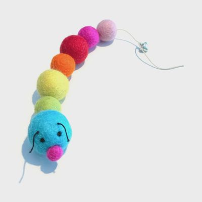 Friendsheep Eco Wool Caterpillar Toy