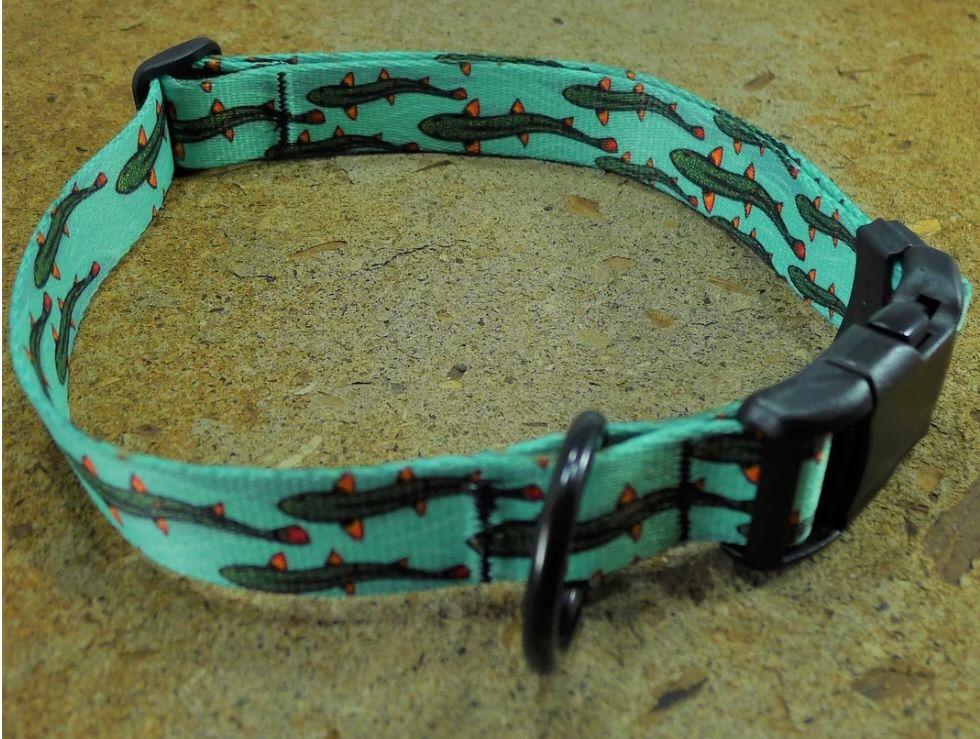 Mtn Straps Collar/Leash - Flow, Size: SM