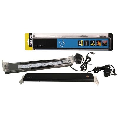 Aqua One Reflector Extendable Mini Touch LED 8W Suit 25 To 45cm