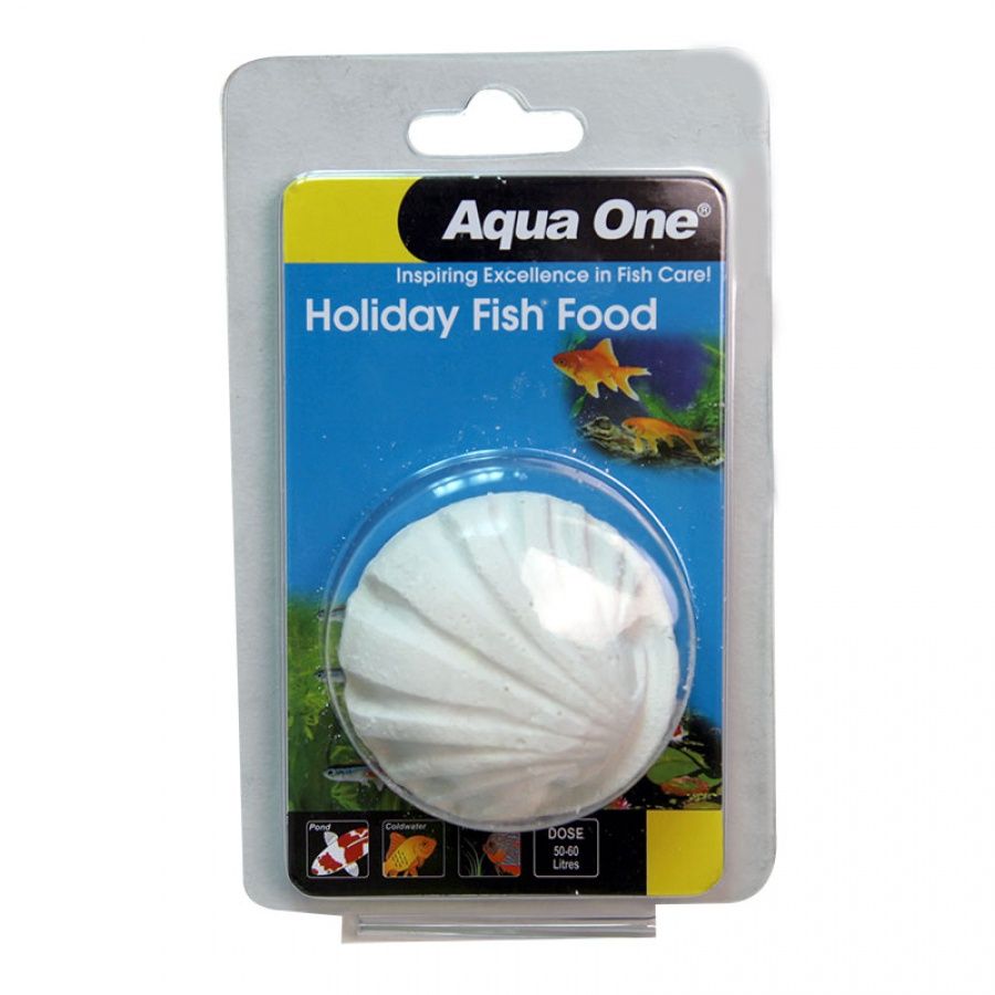 Aqua One Holiday Fish Food Block 40g