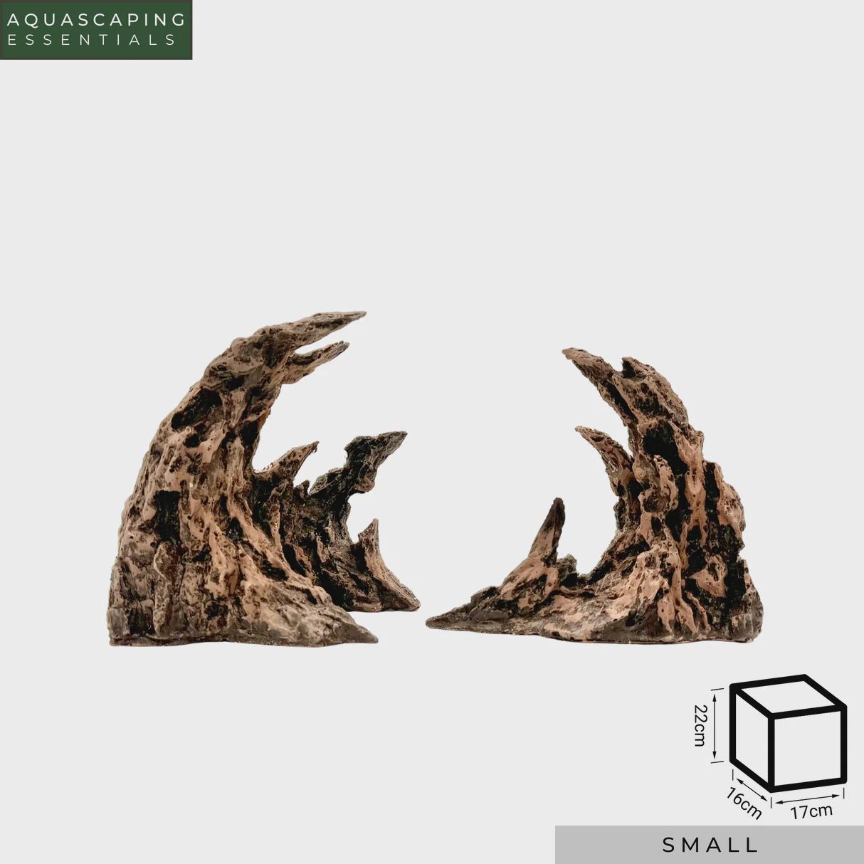 Crashing Wave Canyon Resin Rockscape, Size: Small