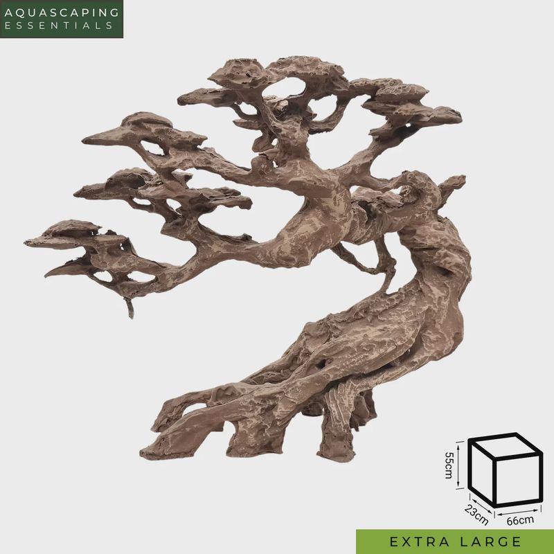 Crimson Ridge Resin Bonsai Tree - Medium