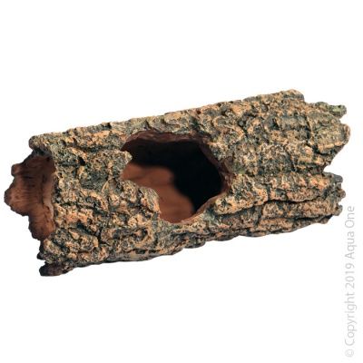 Aqua One Ornament - Round Hollow Log L 28x8.5x9.5cm