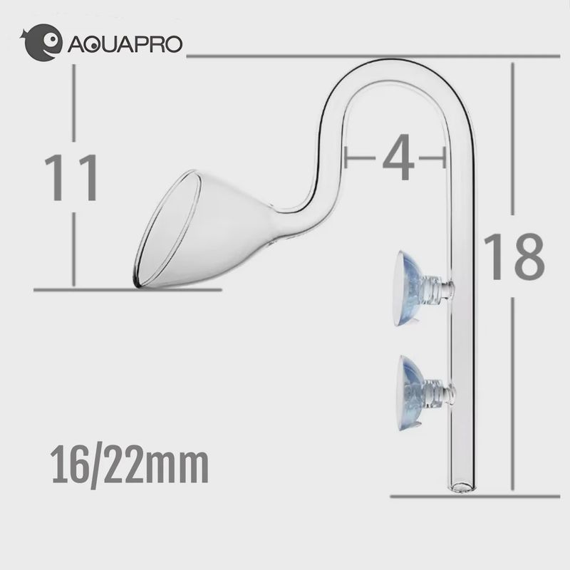 Aquapro Glass Lily Pipe Set