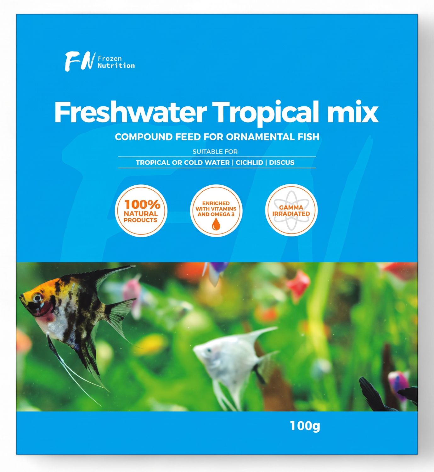 Frozen Nutrition Freshwater Tropical Mix