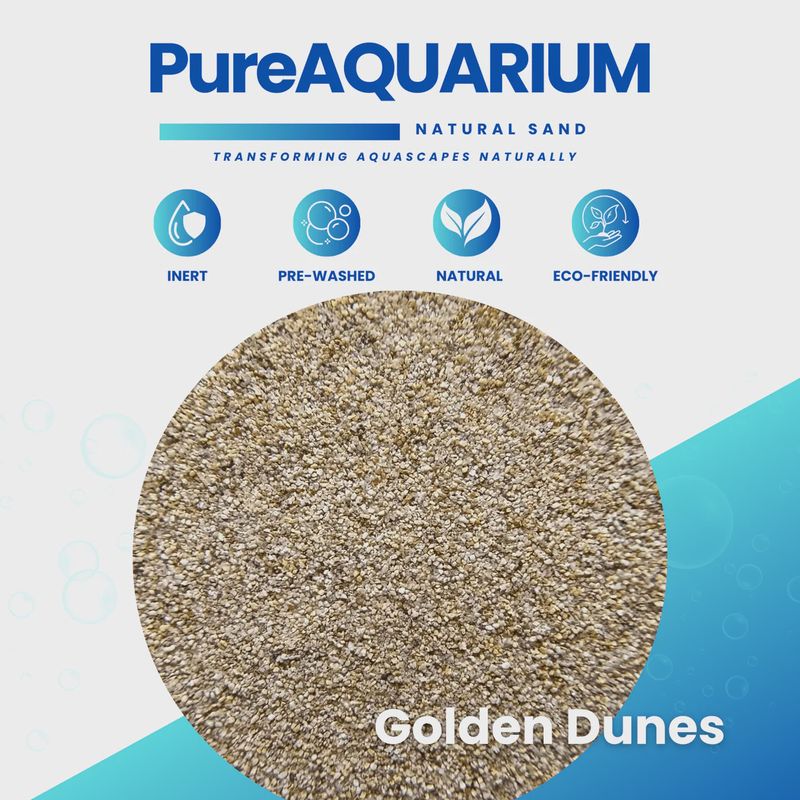 PureAquarium Natural Sand - Golden Dunes