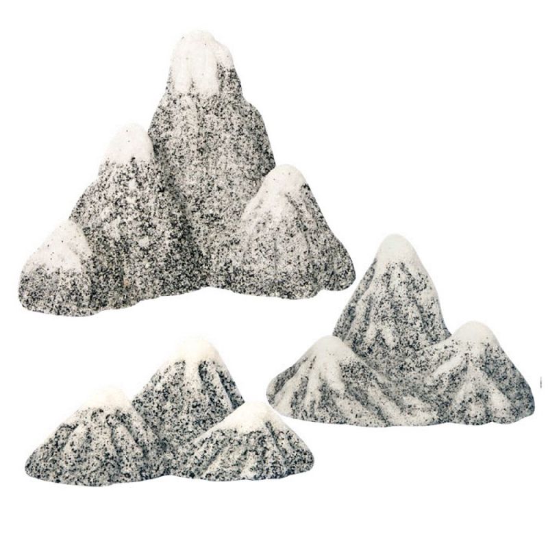 Aqua One Ornament Snow Topped Mountains