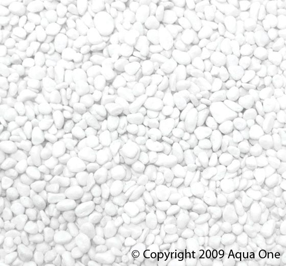 Aqua One Gravel - White 5kg (7mm)