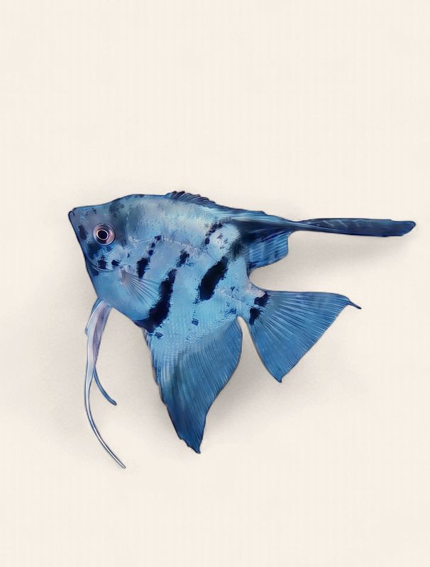 Angelfish - Blue Marble