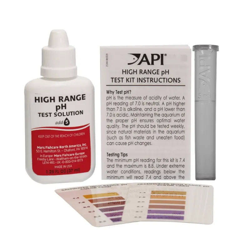 API Hi Range pH Test - Fresh/Salt