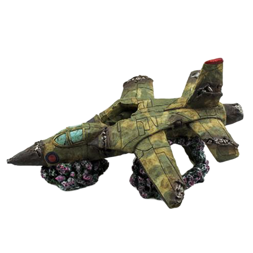 Tank Treasures Fighter Jet Wreck 24x17x12cm