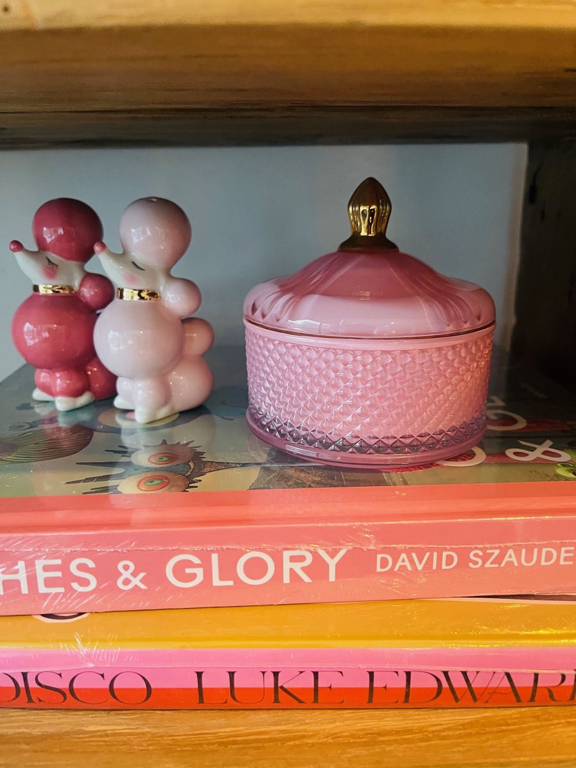 Diamond Faceted Jewelry Jar