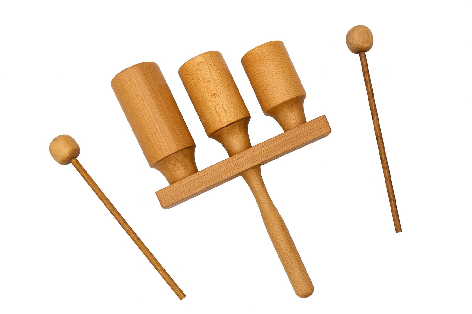 Three-tone Guiro With Mallet